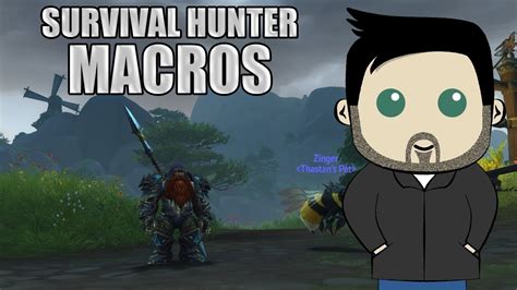 Hunters are master marksmen and, with the help of a fierce animal companion, can deal damage from range without ever letting their target get close. . Survival hunter macros